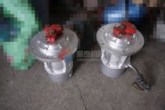 济源沈经理订购的立式振动电机已发货，请注意查收